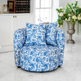 Blue Towel Armchair